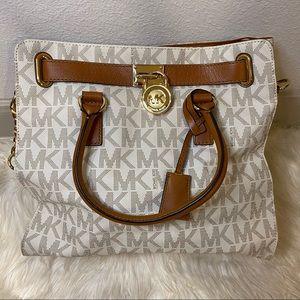 Michael Kors Monogrammed Hamilton Tote